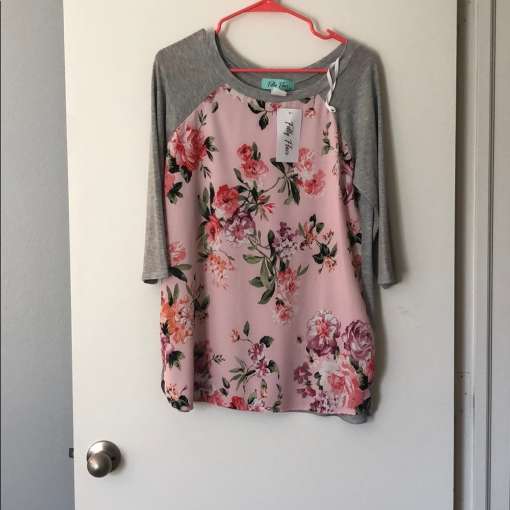 NWT Floral Top